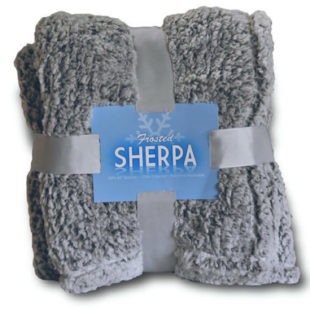 Frosted Sherpa Blanket